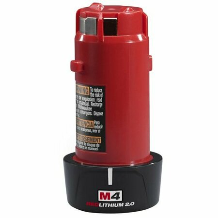 MILWAUKEE TOOL M4 Redlithium 2.0 Ah Battery Pack ML48-11-2001